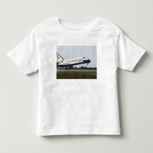 Space Shuttle Discovery touches down Toddler T-Shirt (Front)