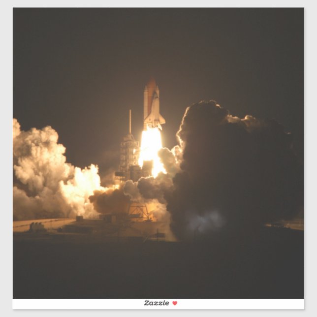 Space Shuttle Earth Orbital Spacecraft Night Canva (Sheet)