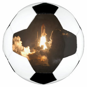 Space Shuttle Earth Orbital Spacecraft Night Canva Football