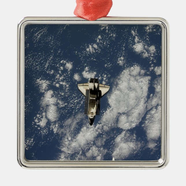 Space Shuttle Endeavour 10 Metal Tree Decoration (Front)