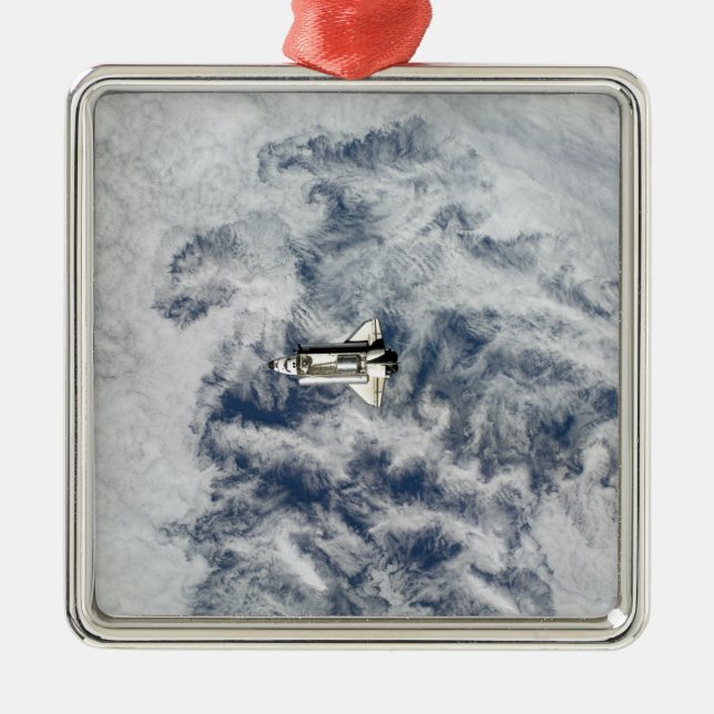 Space Shuttle Endeavour 11 Metal Tree Decoration (Front)