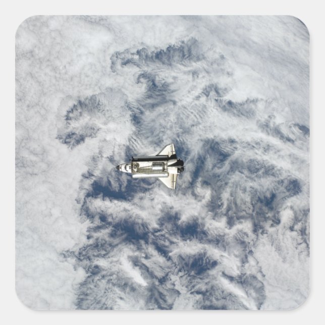 Space Shuttle Endeavour 11 Square Sticker (Front)
