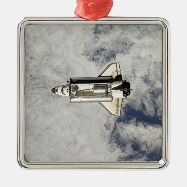 Space Shuttle Endeavour 12 Metal Tree Decoration (Front)