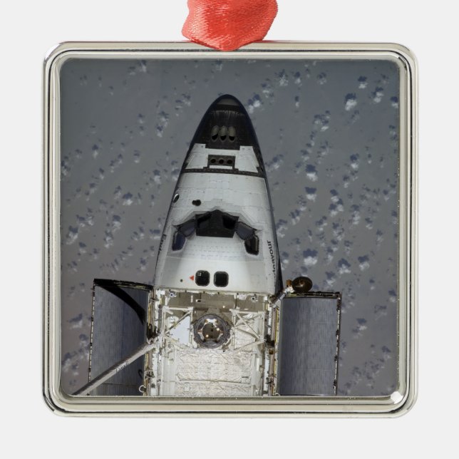 Space Shuttle Endeavour 14 Metal Tree Decoration (Front)
