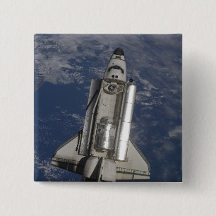 Space Shuttle Endeavour 15 Cm Square Badge