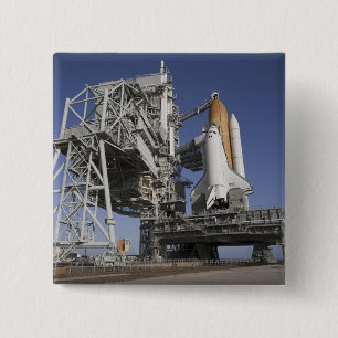 Space shuttle Endeavour 15 Cm Square Badge