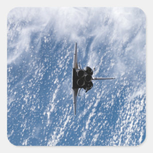 Space Shuttle Endeavour 18 Square Sticker