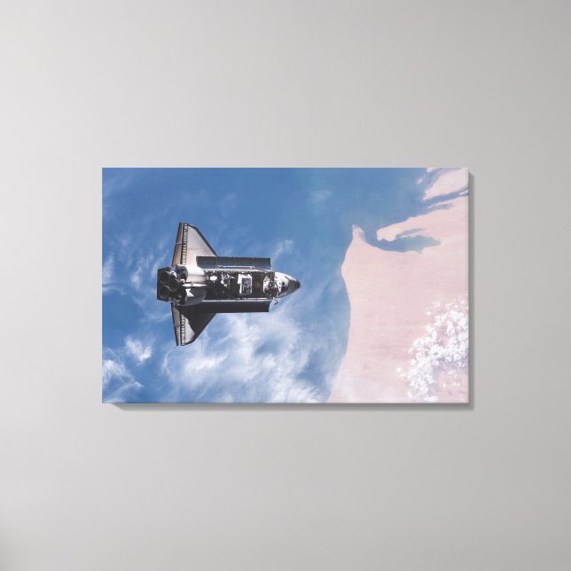 Space Shuttle Endeavour 24 Canvas Print (Front)