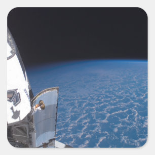 Space Shuttle Endeavour 24 Square Sticker