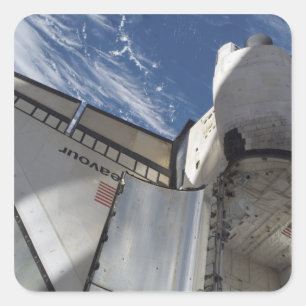 Space Shuttle Endeavour 25 Square Sticker