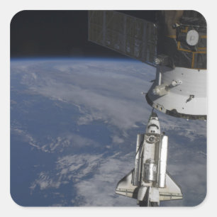 Space shuttle Endeavour 2 Square Sticker
