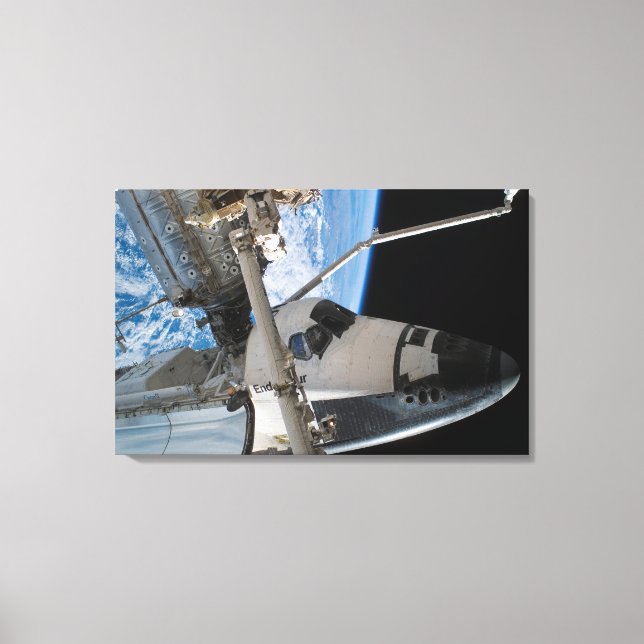 Space Shuttle Endeavour 5 Canvas Print (Front)