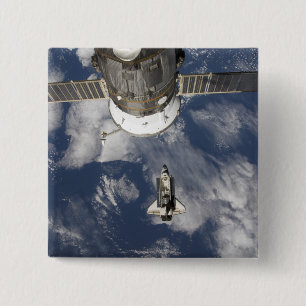 Space Shuttle Endeavour 8 15 Cm Square Badge