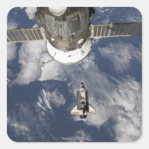 Space Shuttle Endeavour 8 Square Sticker