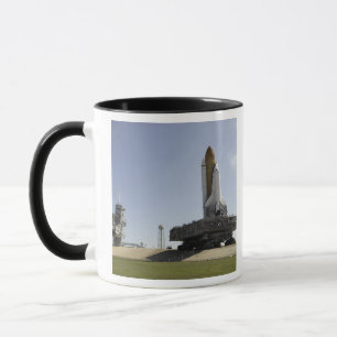 Space Shuttle Endeavour approaches the launch p Mug