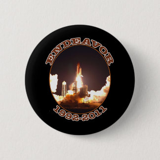 Space Shuttle Endeavour Final Launch 6 Cm Round Badge