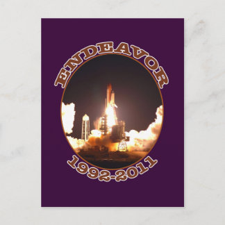 Space Shuttle Endeavour Final Launch Postcard