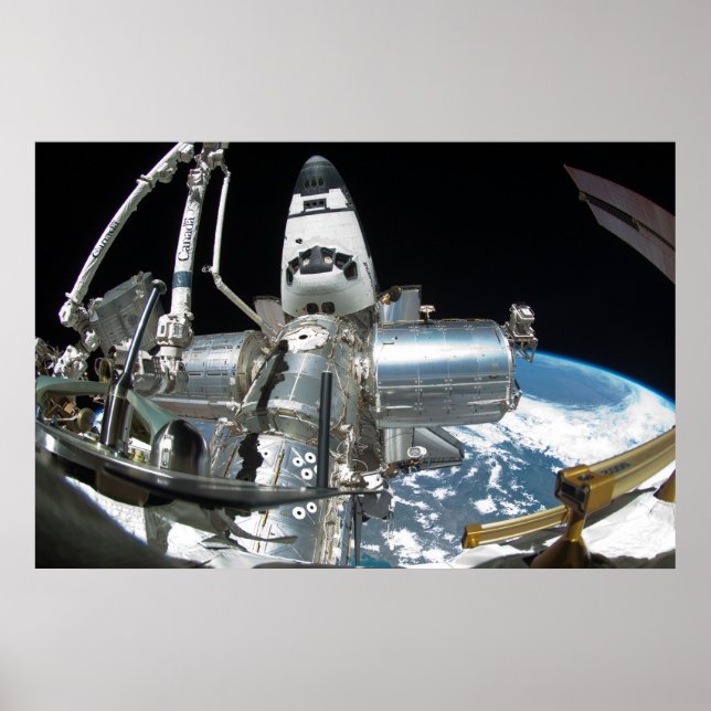 Space Shuttle Endeavour & ISS Poster (Front)