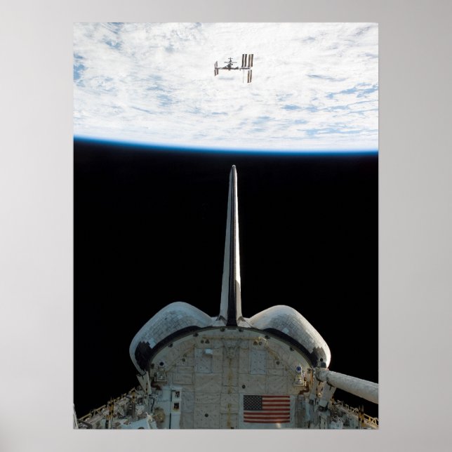 Space Shuttle Endeavour & ISS Poster (Front)