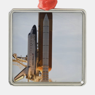 Space Shuttle Endeavour lifts off 2 Metal Tree Decoration