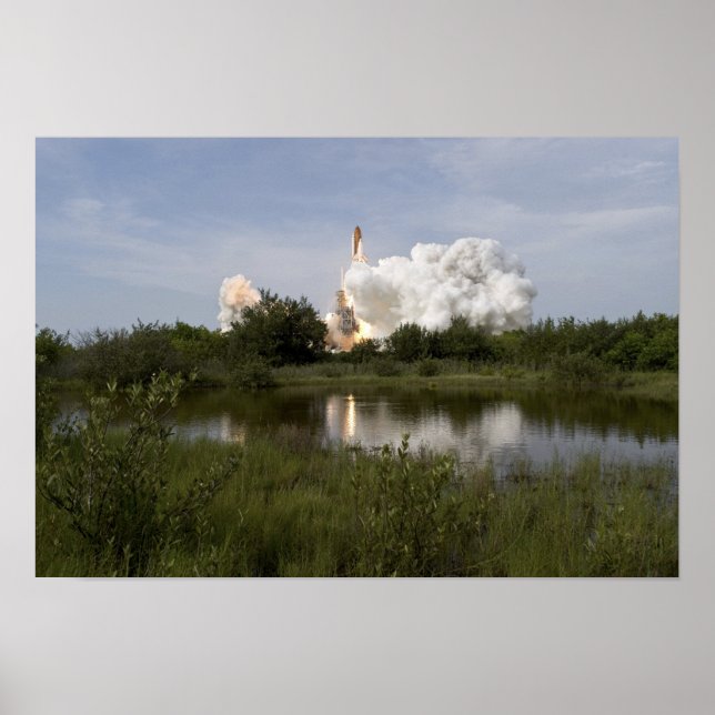 Space Shuttle Endeavour lifts off 4 Poster (Front)