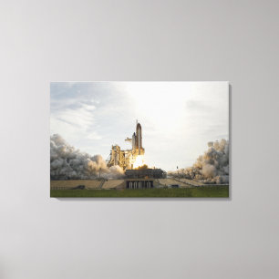 Space Shuttle Endeavour lifts off 6 Canvas Print