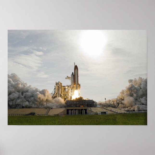 Space Shuttle Endeavour lifts off 6 Poster (Front)