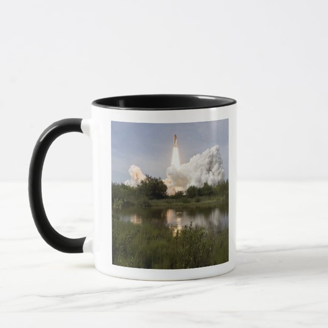 Space Shuttle Endeavour lifts off 7 Mug (Left)