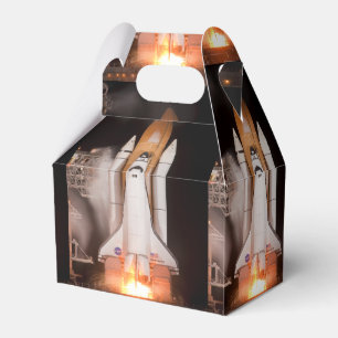 Space Shuttle Endeavour Lifts Off Favour Box