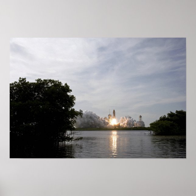 Space Shuttle Endeavour lifts off Poster (Front)