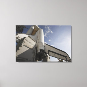 Space Shuttle Endeavour on the launch pad 6 Canvas Print