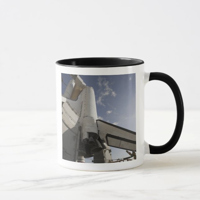 Space Shuttle Endeavour on the launch pad 6 Mug (Right)
