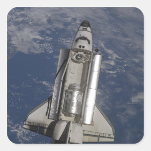 Space Shuttle Endeavour Square Sticker