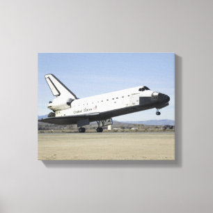 Space Shuttle Endeavour's main landing gear Canvas Print