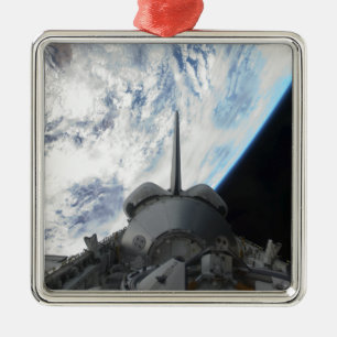 Space Shuttle Endeavour's payload bay 2 Metal Tree Decoration