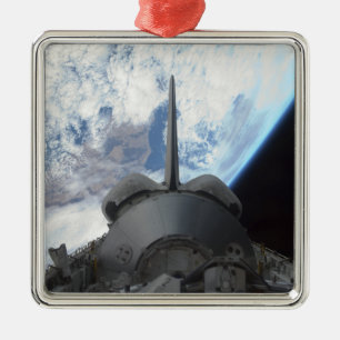 Space Shuttle Endeavour's payload bay 3 Metal Tree Decoration