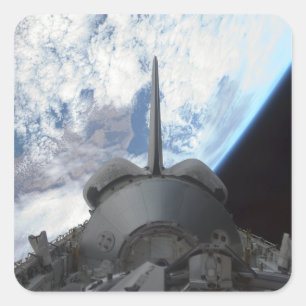 Space Shuttle Endeavour's payload bay 3 Square Sticker