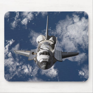 Space Shuttle in Orbiting Earth Mouse Mat