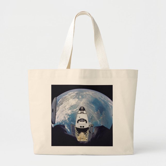 Space Shuttle Large Tote Bag (Front)