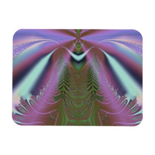 Space Shuttle Launch Abstract Magnet