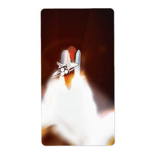 Space Shuttle Launch Illustration