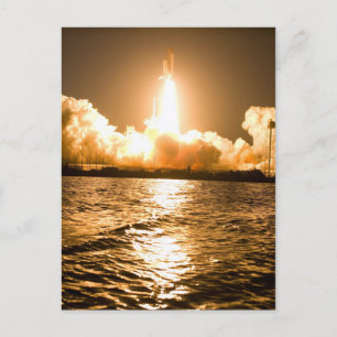 Space Shuttle Lift Off Postcard