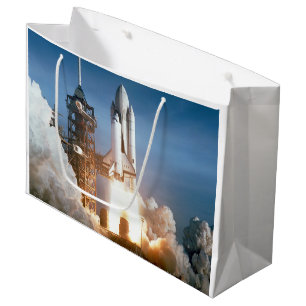 Space Shuttle Lifts Off Large Gift Bag
