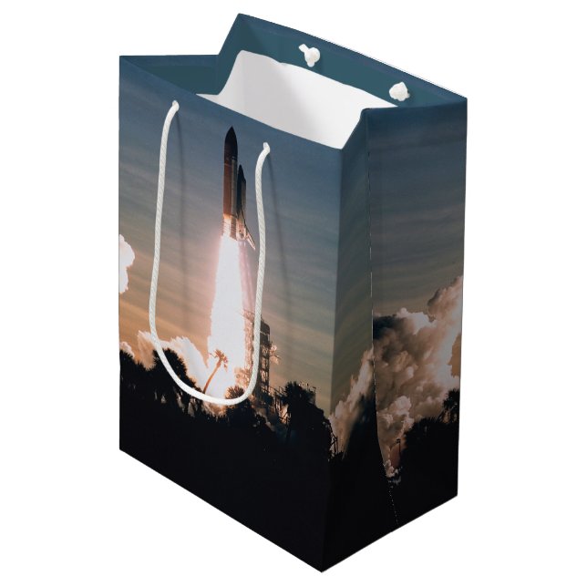 Space Shuttle Medium Gift Bag (Front Angled)