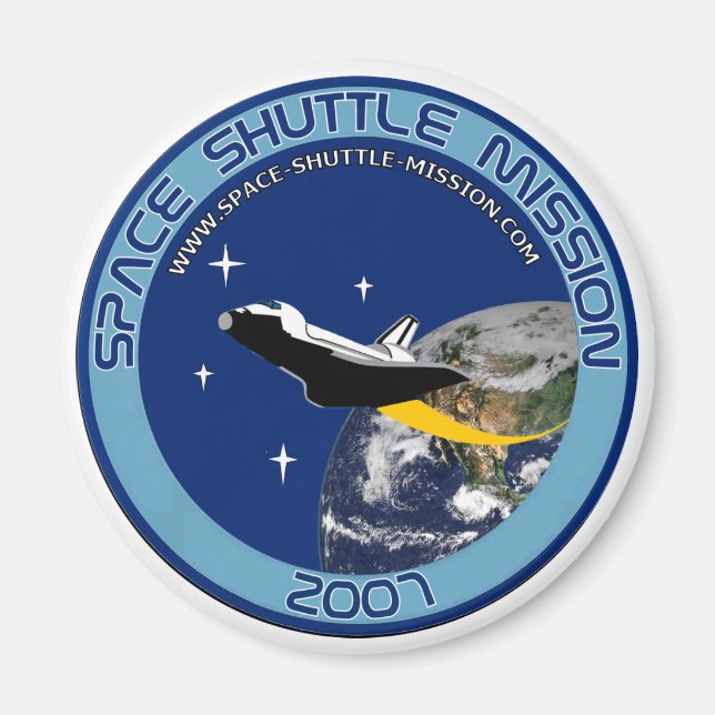 Space Shuttle Mission Magnet #1 (Front)
