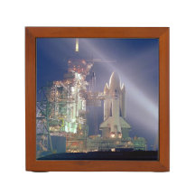 Space Shuttle Night Launch Desk Organiser