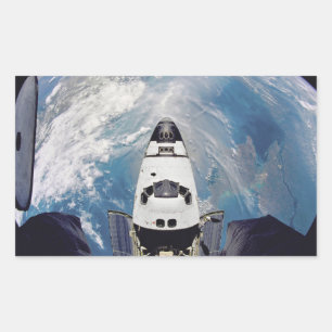 Space Shuttle Rectangular Sticker