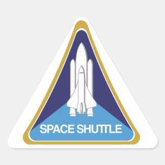 Space Shuttle Triangle Sticker
