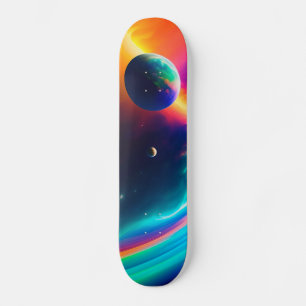 Space  skateboard