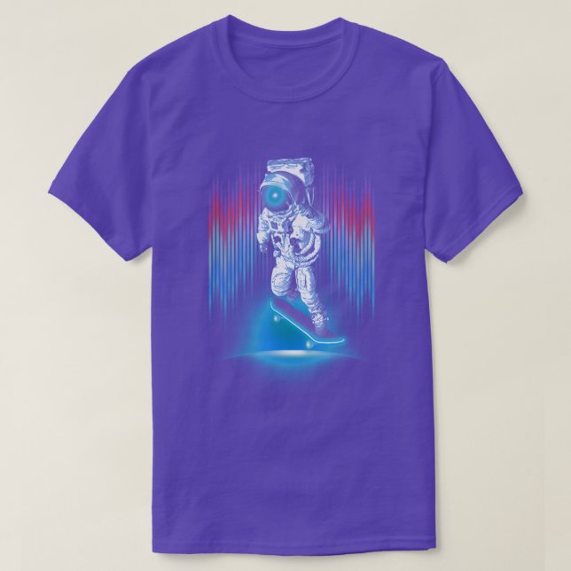 Space Skater T-Shirt (Design Front)